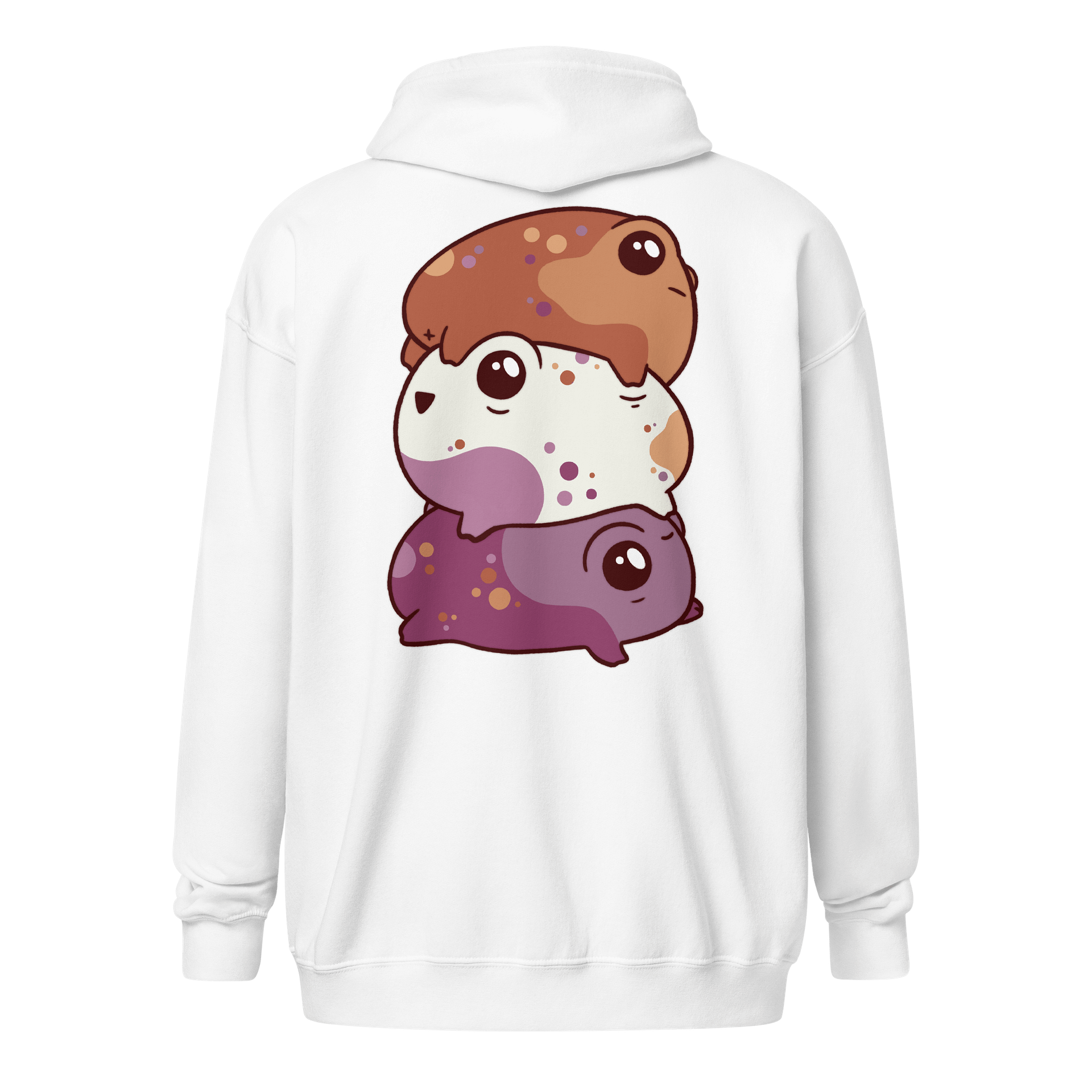 zipped hoodie : frogstack lesbian product image (1)