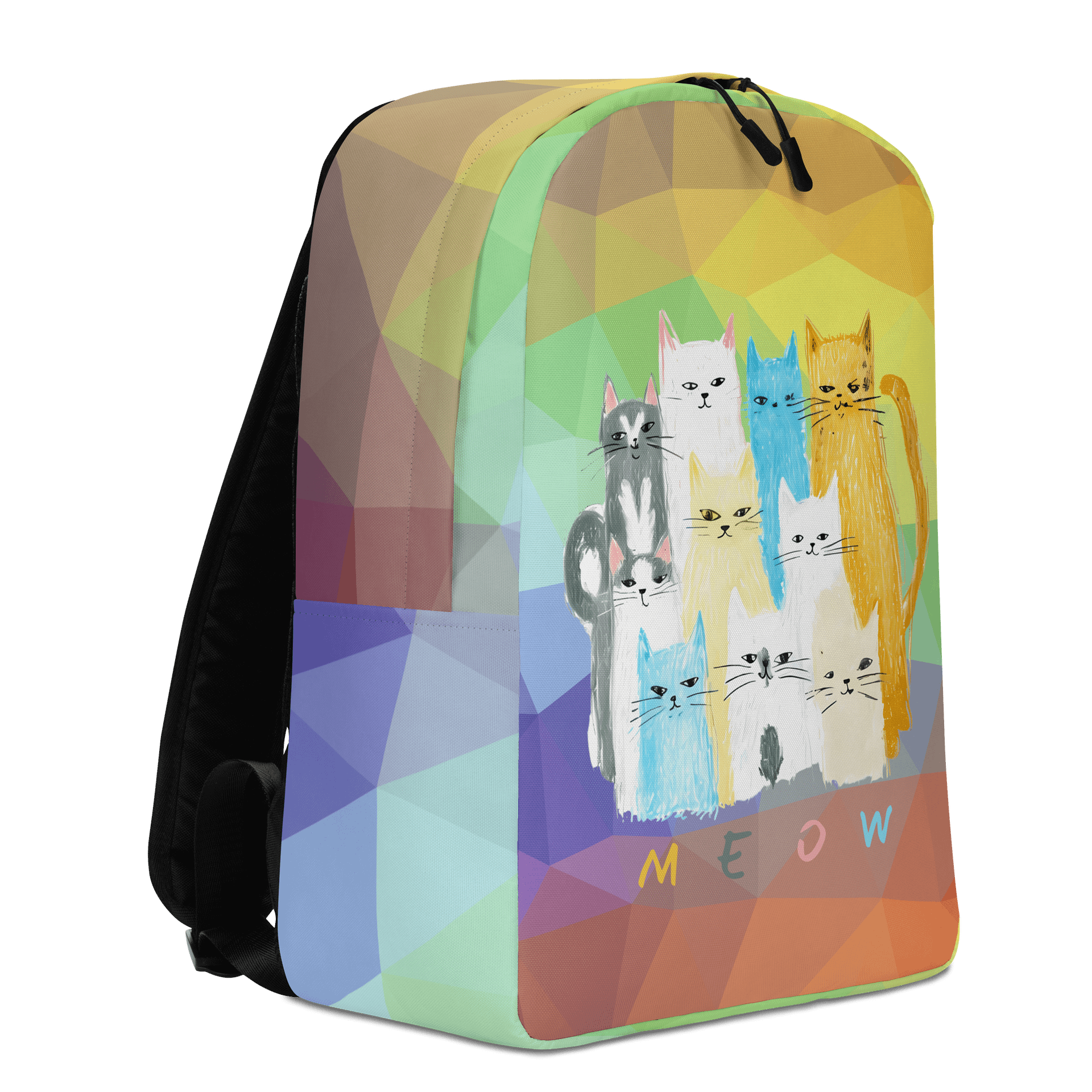 Meowtopia All-Over Print Backpack product image (3)