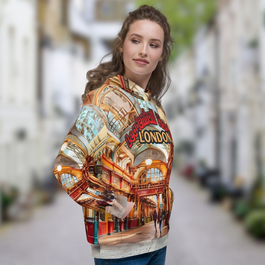 Leadenhall Market London All Over Print Hoodie product image (12)