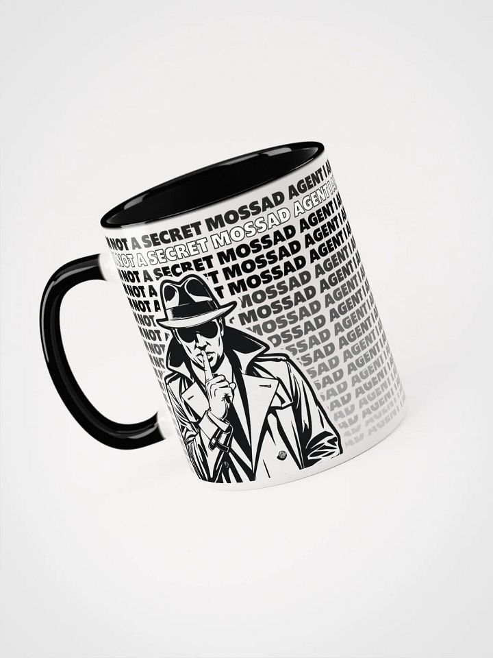 Secret Mossad Man Duo-Color Mug product image (2)