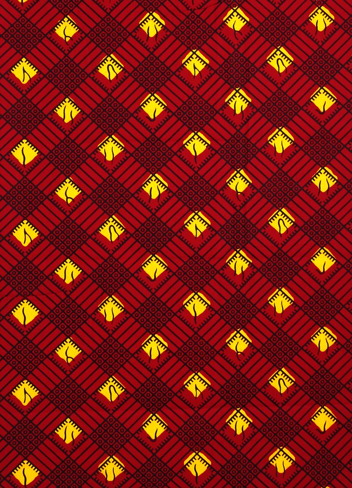 Tessuto Wax Print - Design Simboli Tradizionali - cod.562/B product image (1)