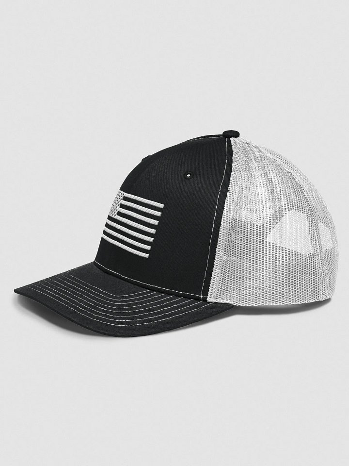 Triple Line Snapback Trucker Hat product image (12)