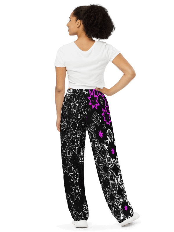 That Star Pattern Again Unisex Wide Leg Trousers product image (7)