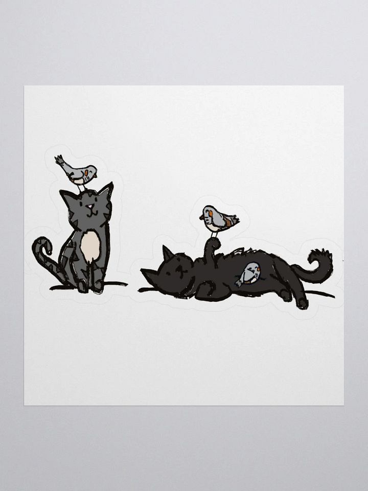 Birb Friends // Kiss Cut Sticker product image (1)