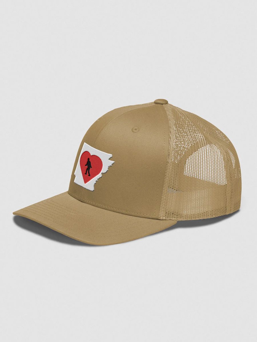 I love Arkansas and Bigfoot trucker hat product image (26)