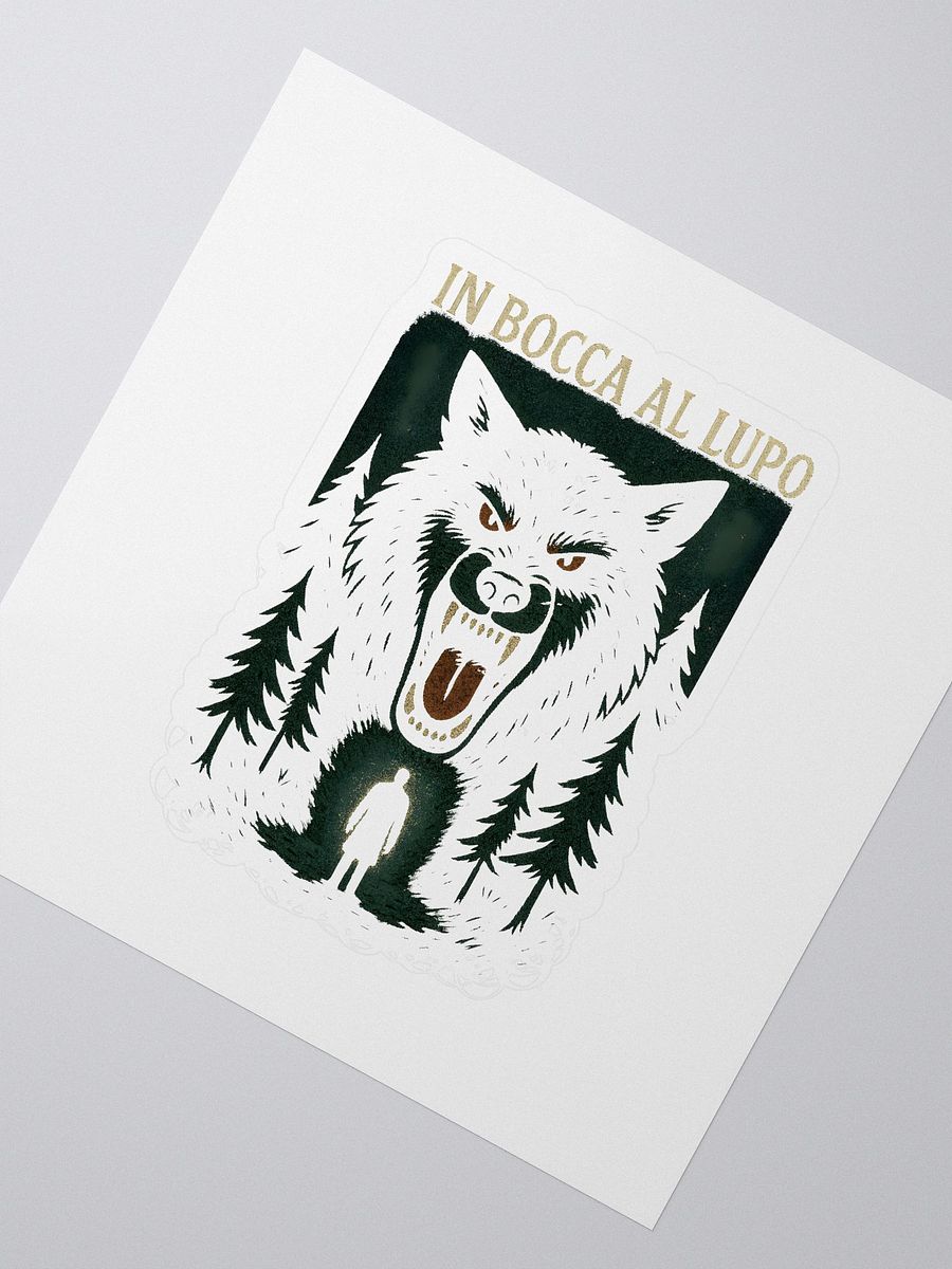 In bocca al lupo sticker by dark alphabet product image (2)