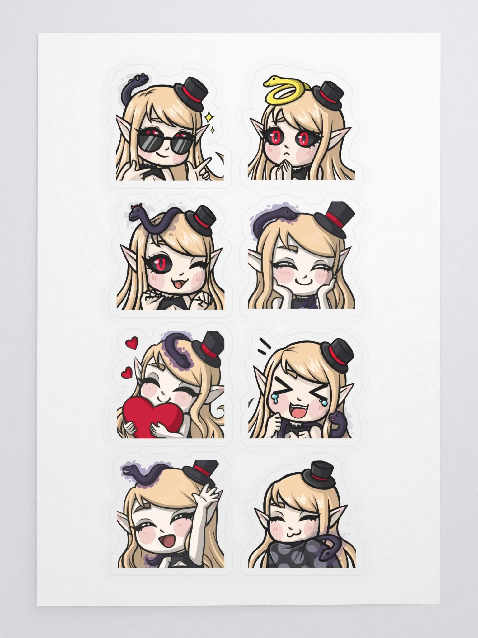 Joyful Emote Sticker Pack product image (3)