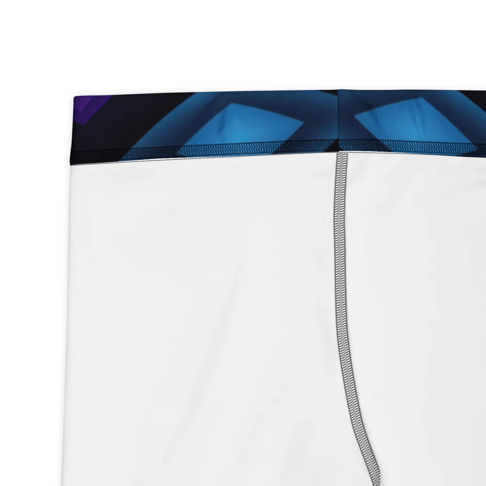 Purple & Blue Diamond Women's Leggings – Modern Geometric Design product image (7)