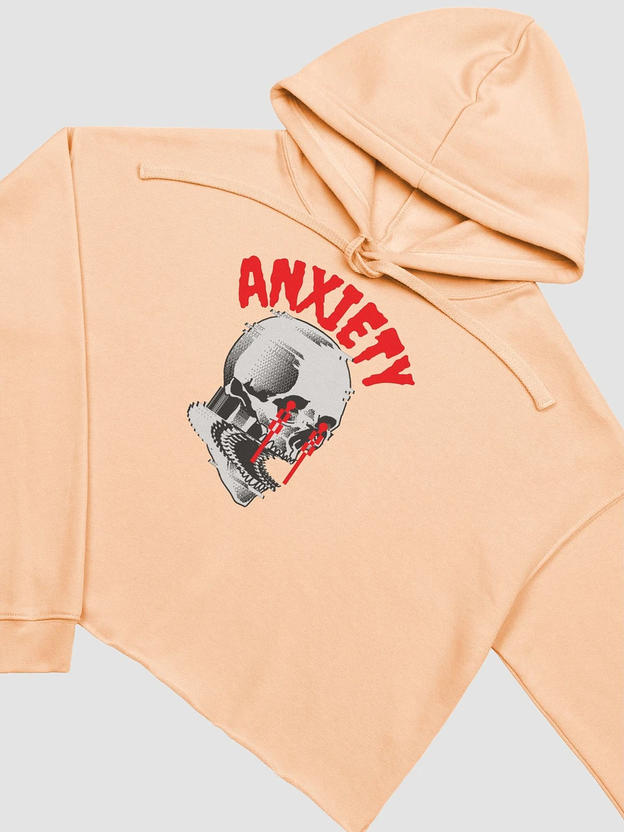 Anxiety fleece crop hoodie product image (4)