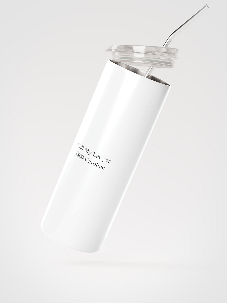 "Call My Lawyer" Stainless Steel Water bottle product image (2)