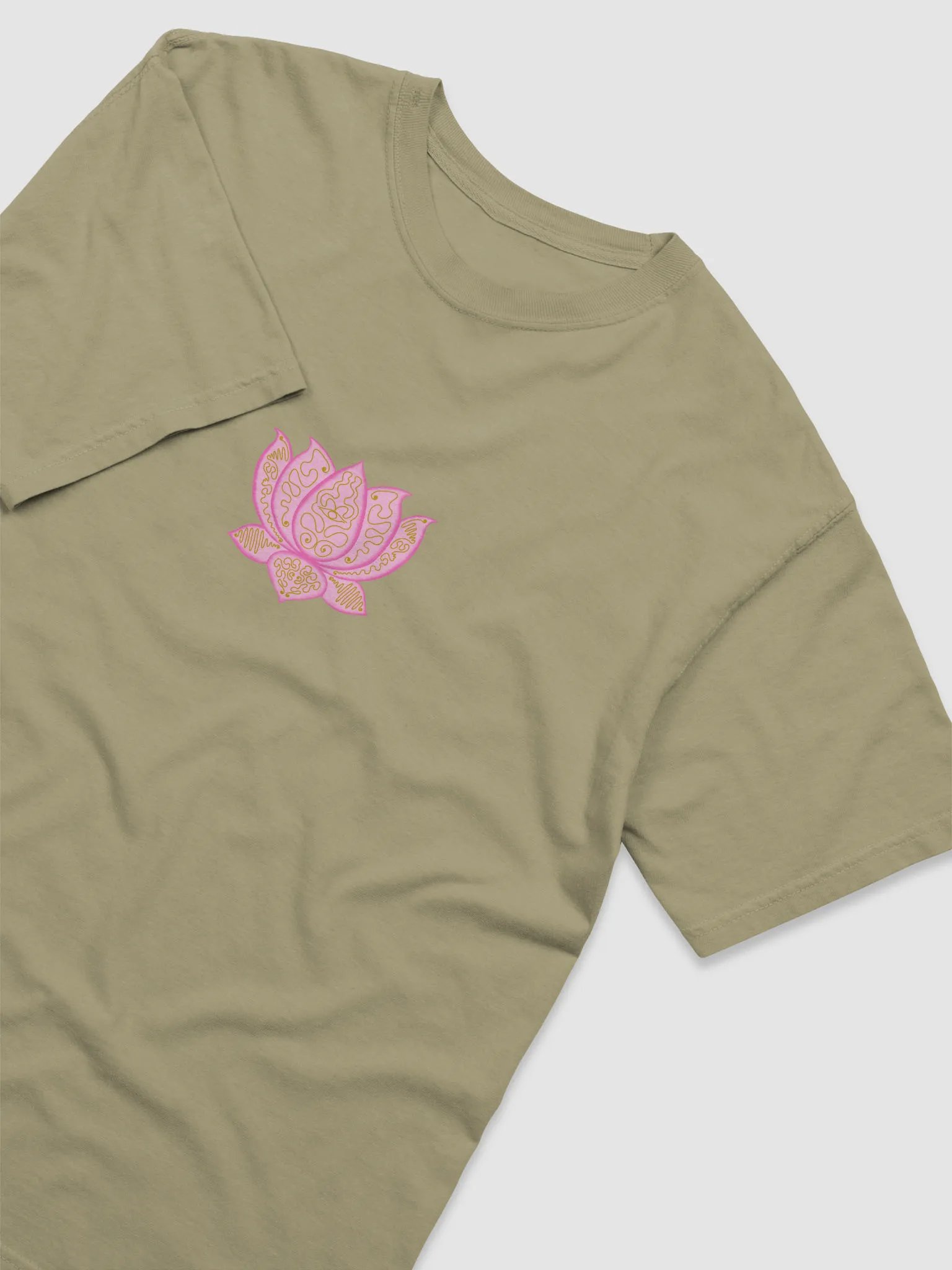 Lotus Eye Gold Pattern T-Shirt product image (3)