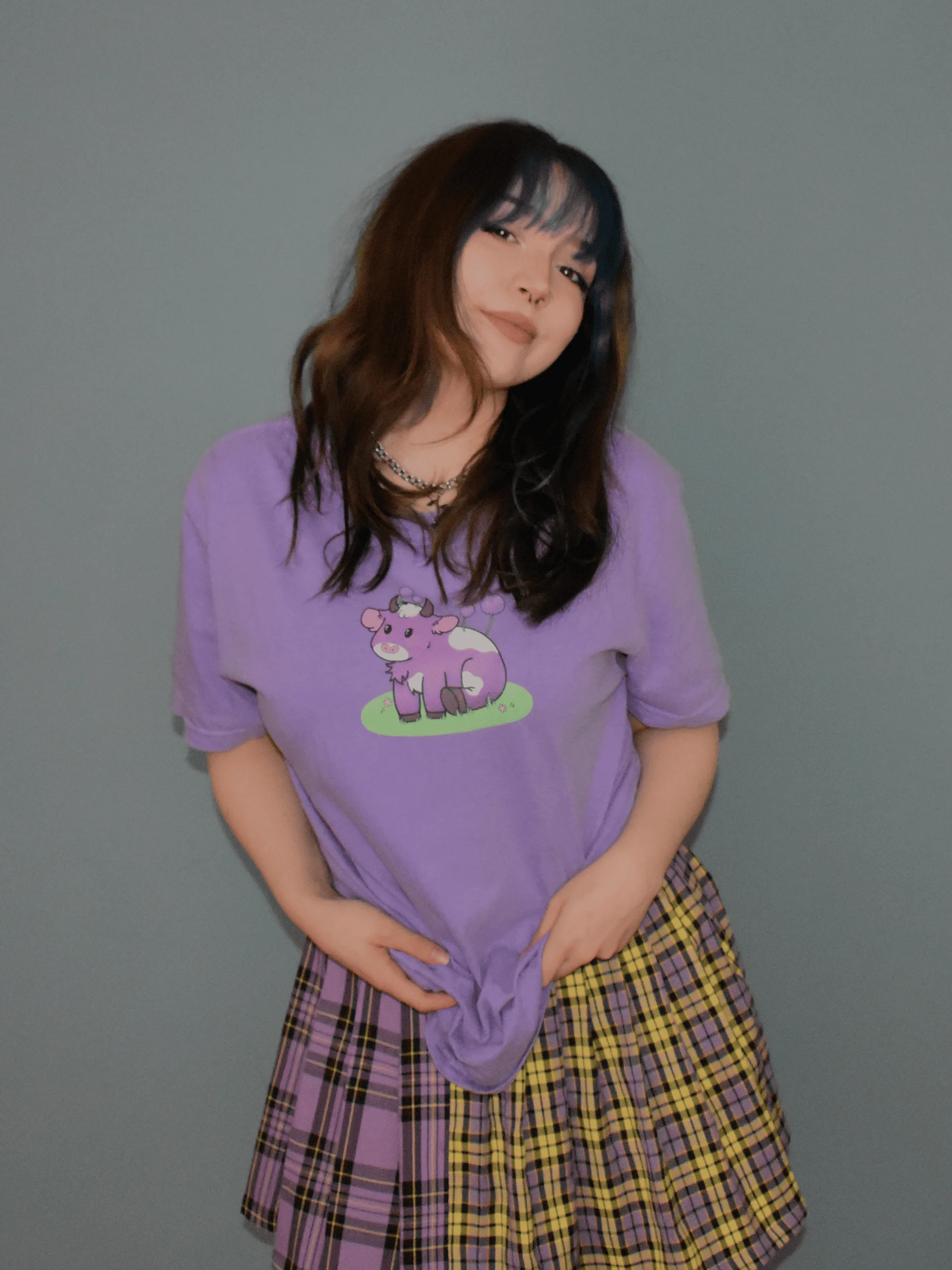 Allium Cow T-shirt product image (1)