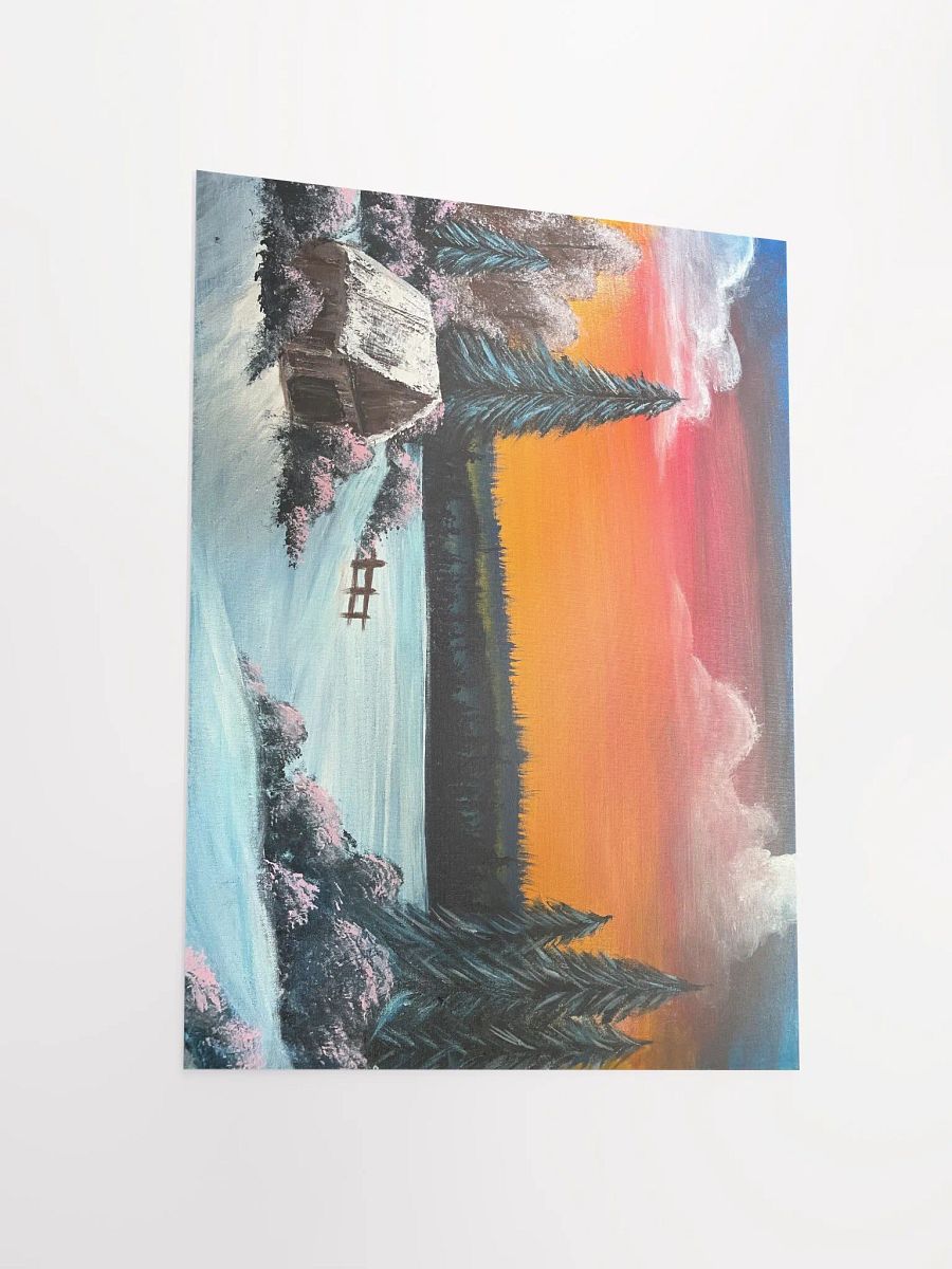 Snowy Shack Print product image (6)