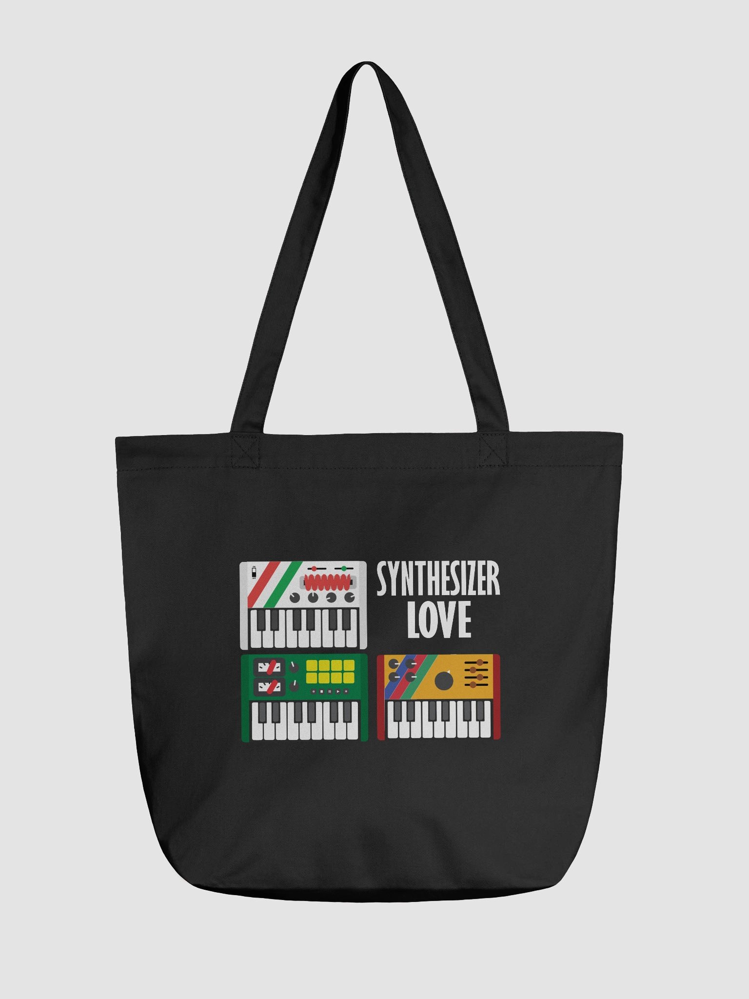 Synthesizer Love Canvas Tote Bag product image (1)