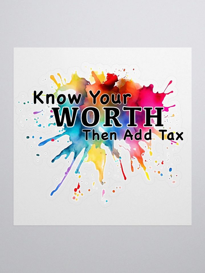 Know Your Worth Sticker product image (1)