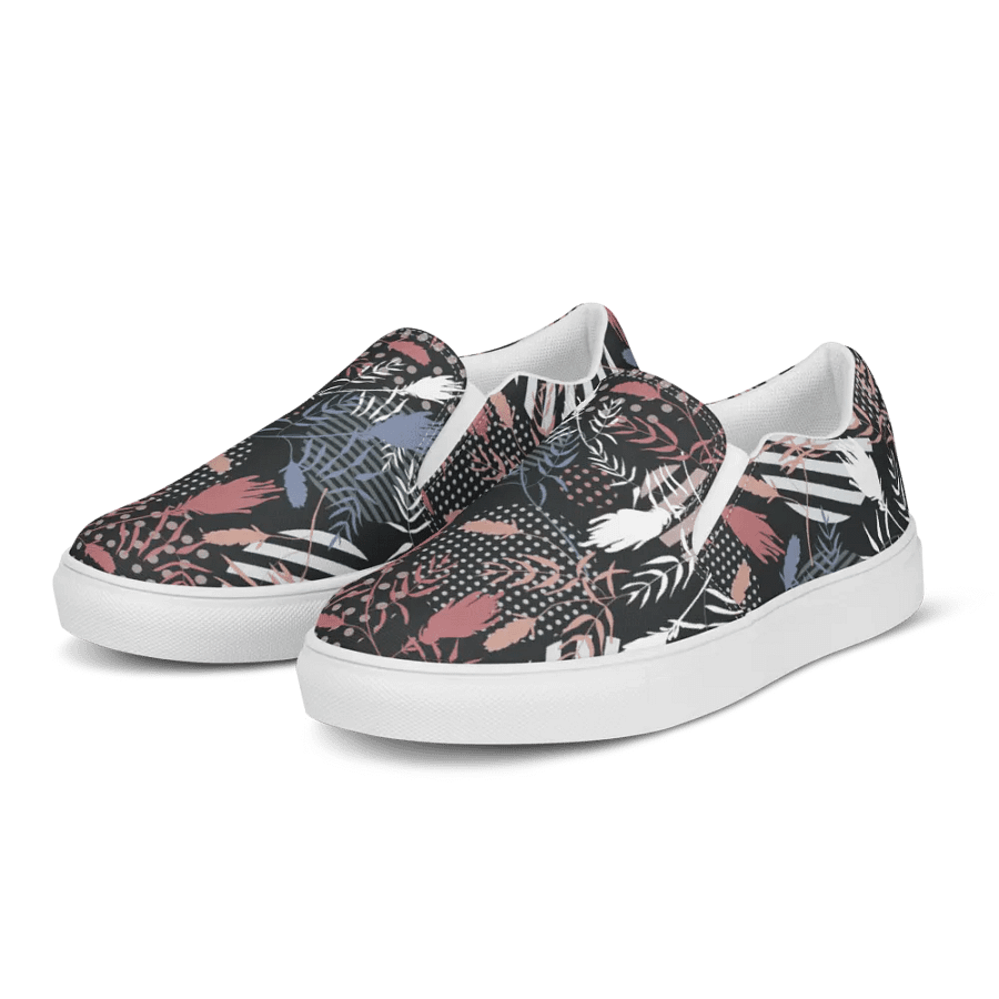 Floral Abstract Bliss Canvas Slip-Ons product image (6)
