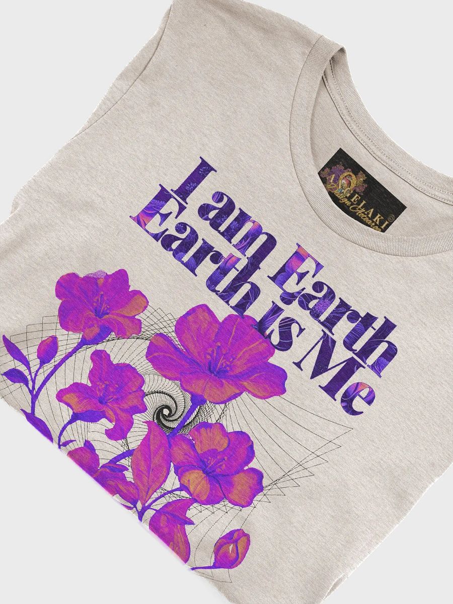 Unisex I am Earth, Earth is Me - Everything is Connected Decolonisation Tee - Neon Bright Flowers version product image (19)