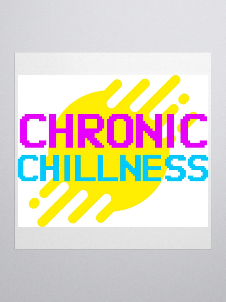 Chronic Chillness bubble free stickers product image (1)