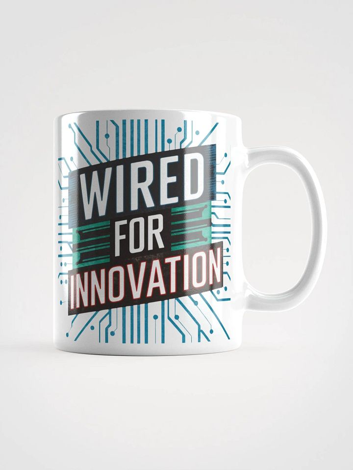 Wired For Innovation Code Design Mug for Tech Geeks product image (1)