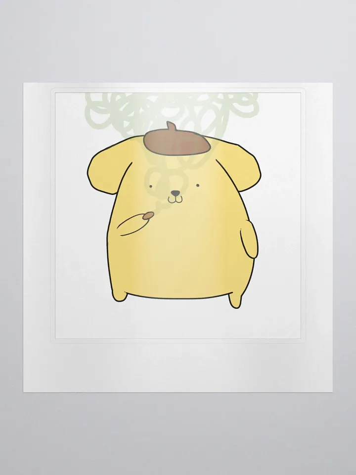 Pompompurin Sanrio Smoking Sticker product image (1)