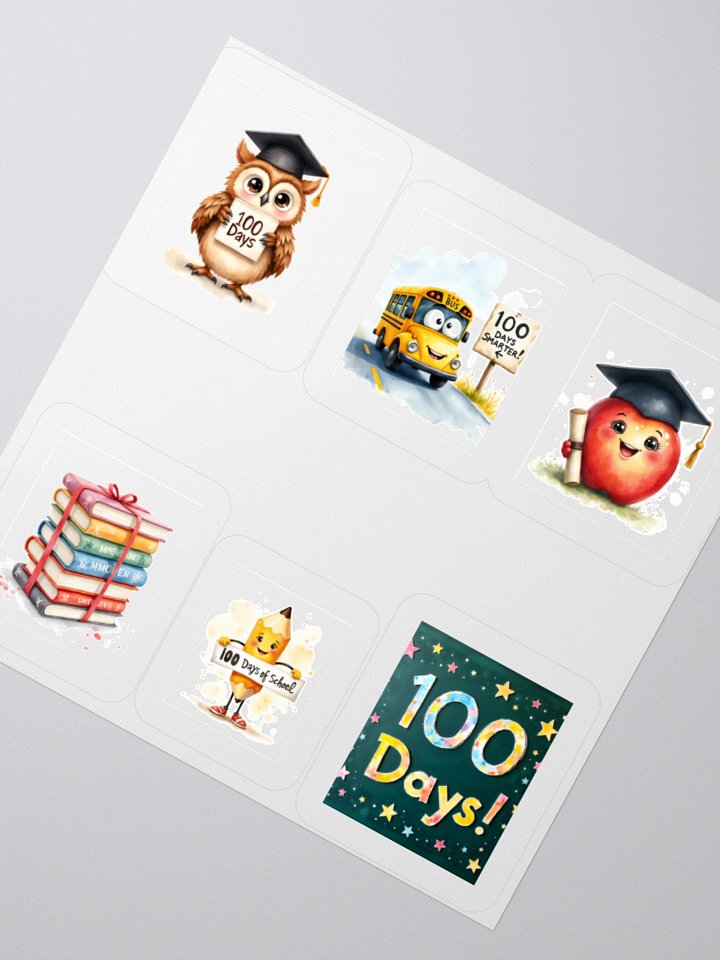 100 Days of School Celebration Sticker Pack product image (5)