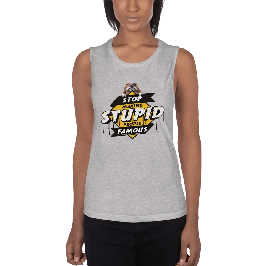 Stupid People Famous Tank product image (5)