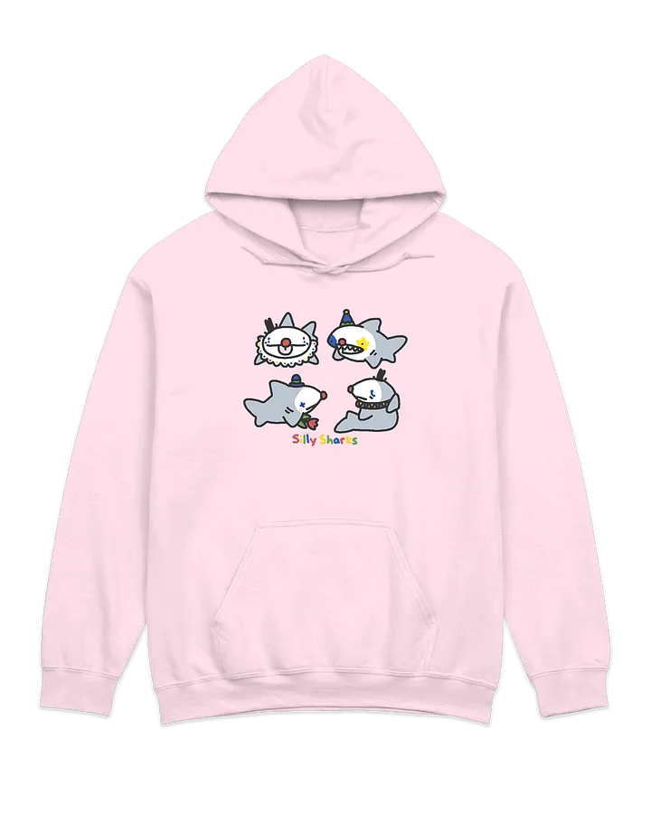 silly sharks hoodies🩷🩵🖤 product image (2)