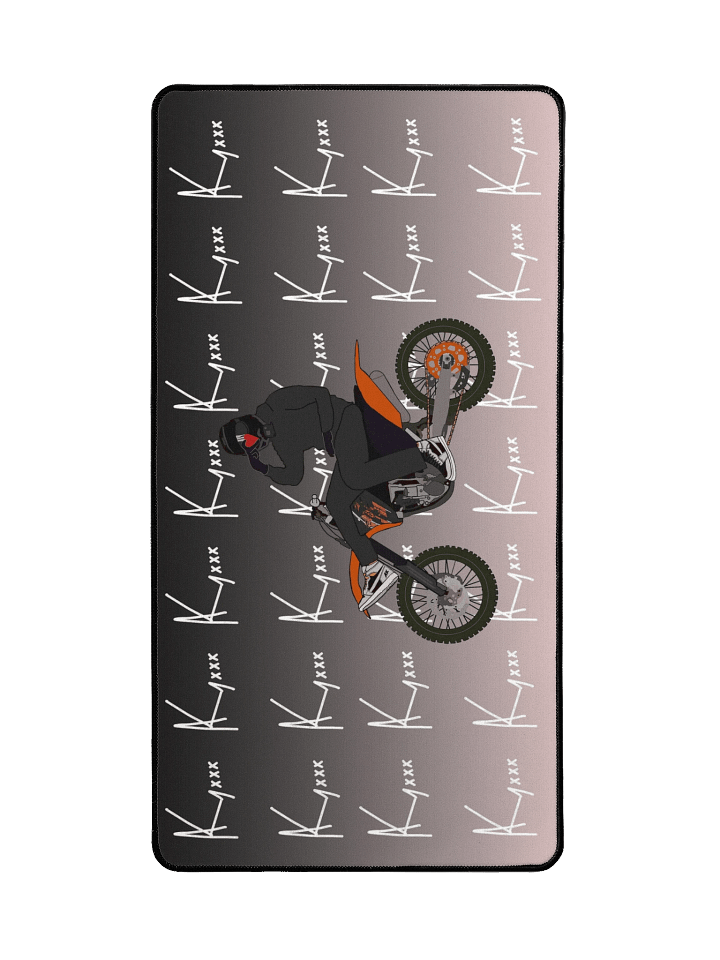 Signature backdrop w/ Heart-hand | 31.5 x 15.5 in Mousepad product image (2)
