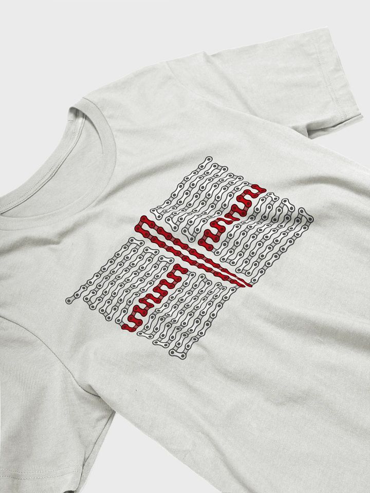 England Bike Chain Flag on Light Color Supersoft Tee product image (2)