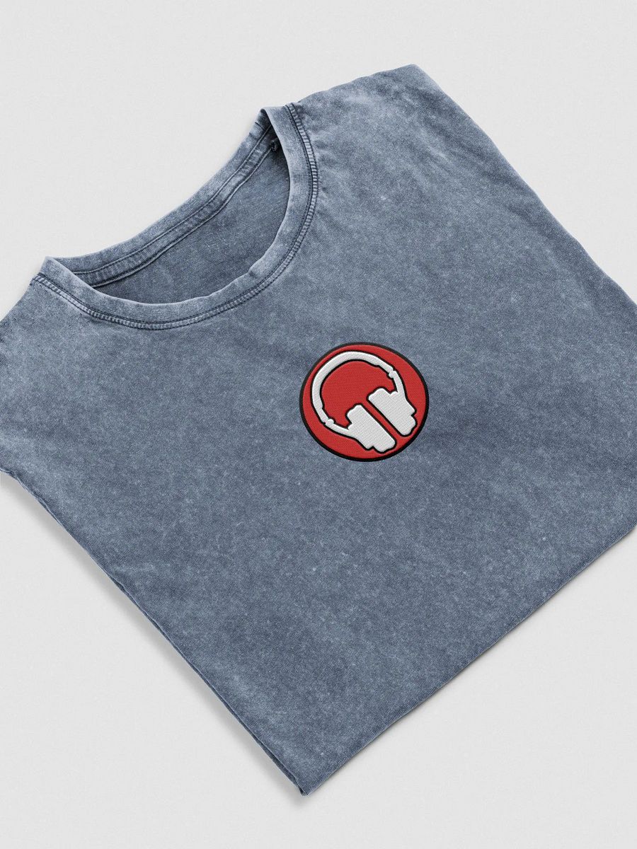Front & Centre Headphones Embroidered Husky Denim T-Shirt product image (3)