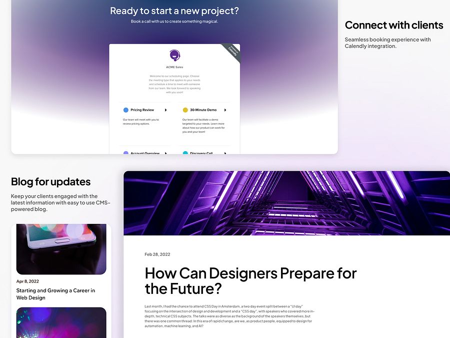 BLUR - Framer Template for Digital Agencies and Portfolios product image (4)
