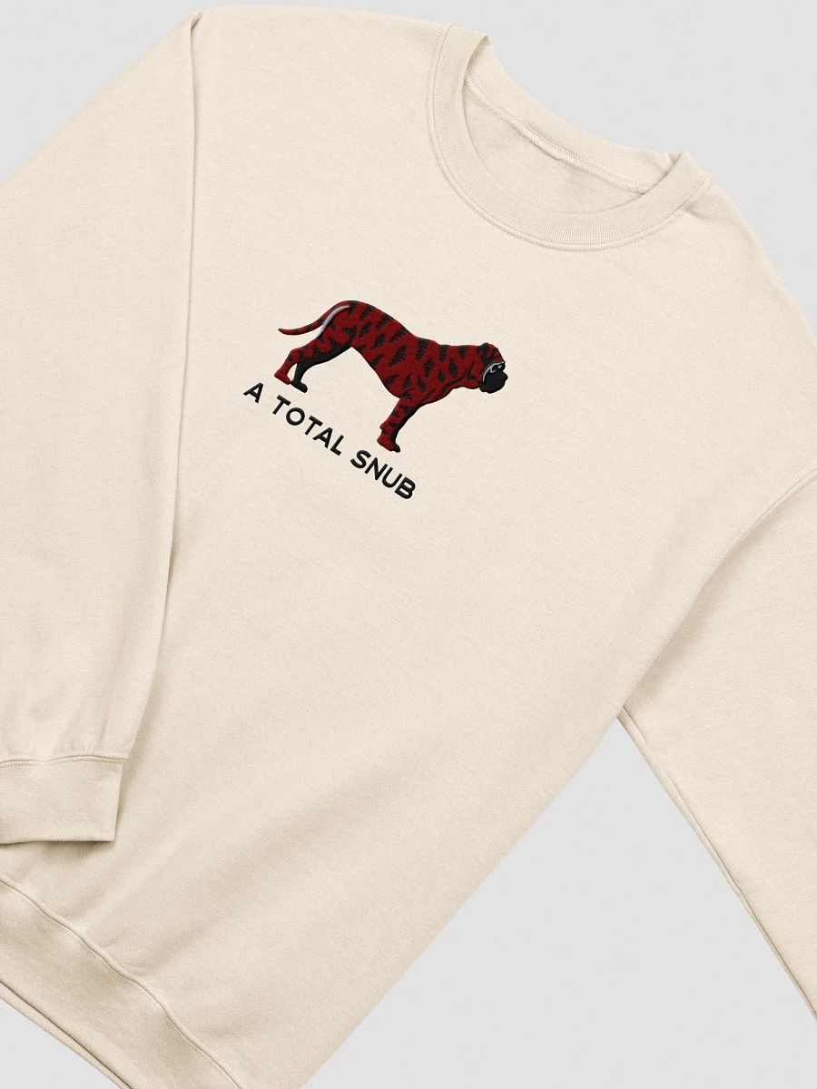 A Total Snub Sweatshirt (Embroidered) of an English Mastiff(Brindle) product image (15)