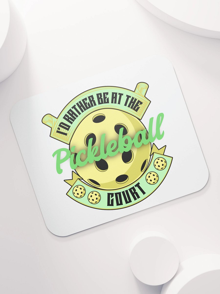 Id Rather Be At The Pickleball Court Paradise Mouse Pad product image (5)