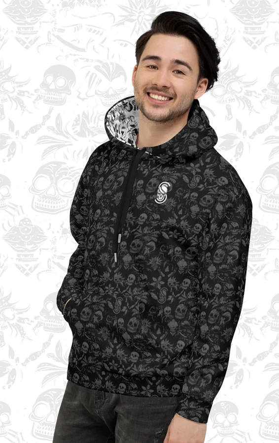 All over Print Hawaii Skully Hoody product image (1)