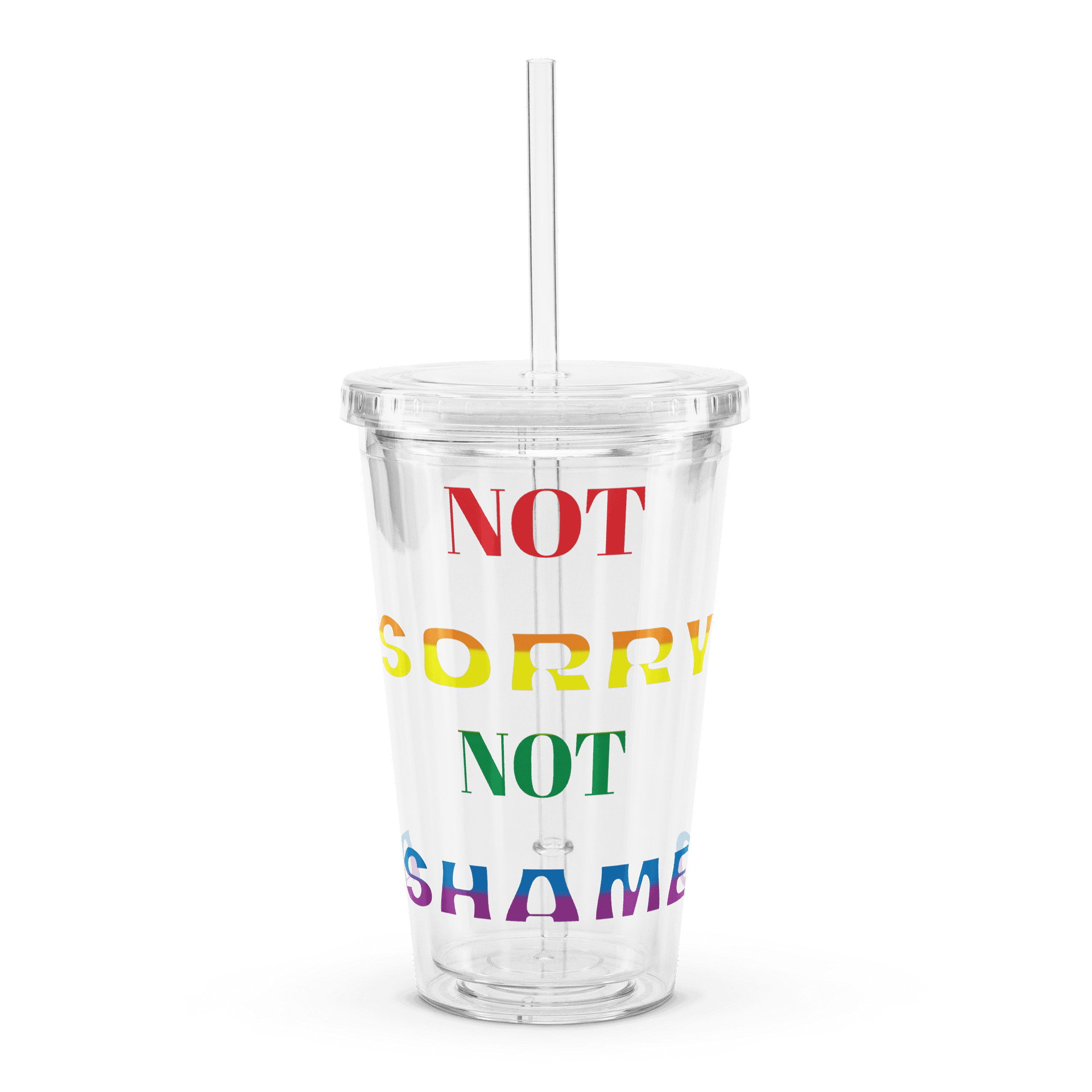 Not Sorry Not Ashamed Drink Cup product image (1)