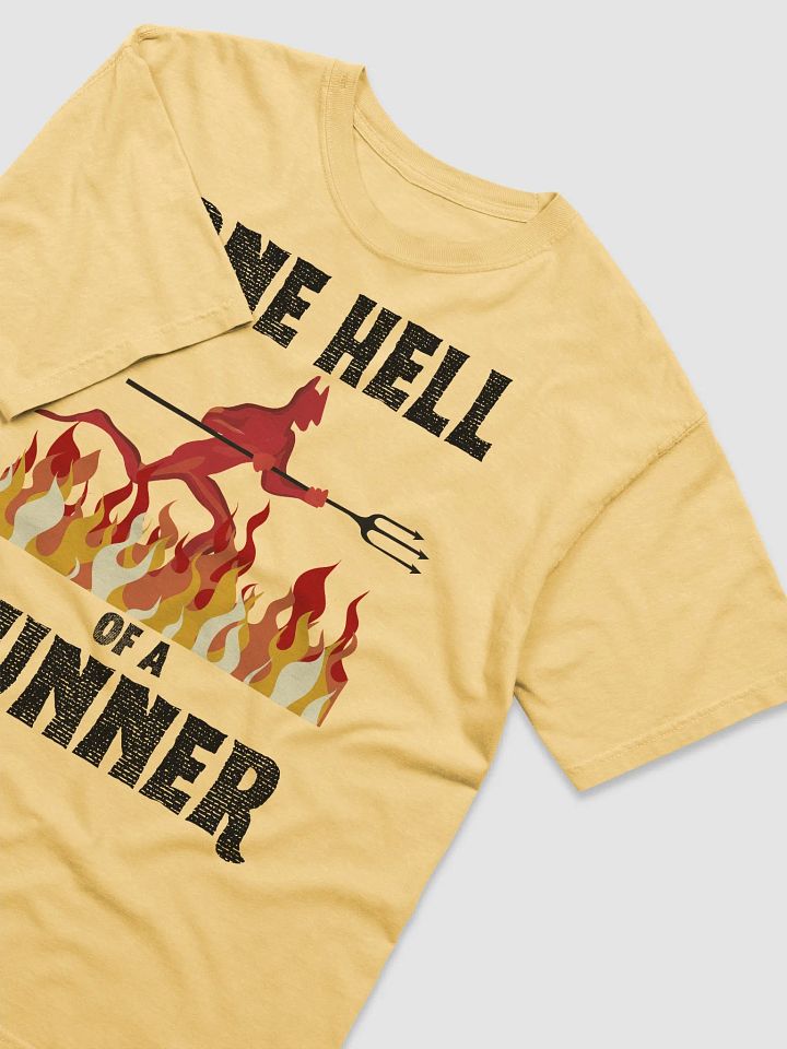 Infernal Comfort: Devilish Heavyweight Tee product image (2)