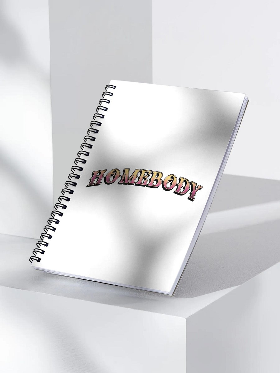 Homebody Spiral Notebook product image (3)
