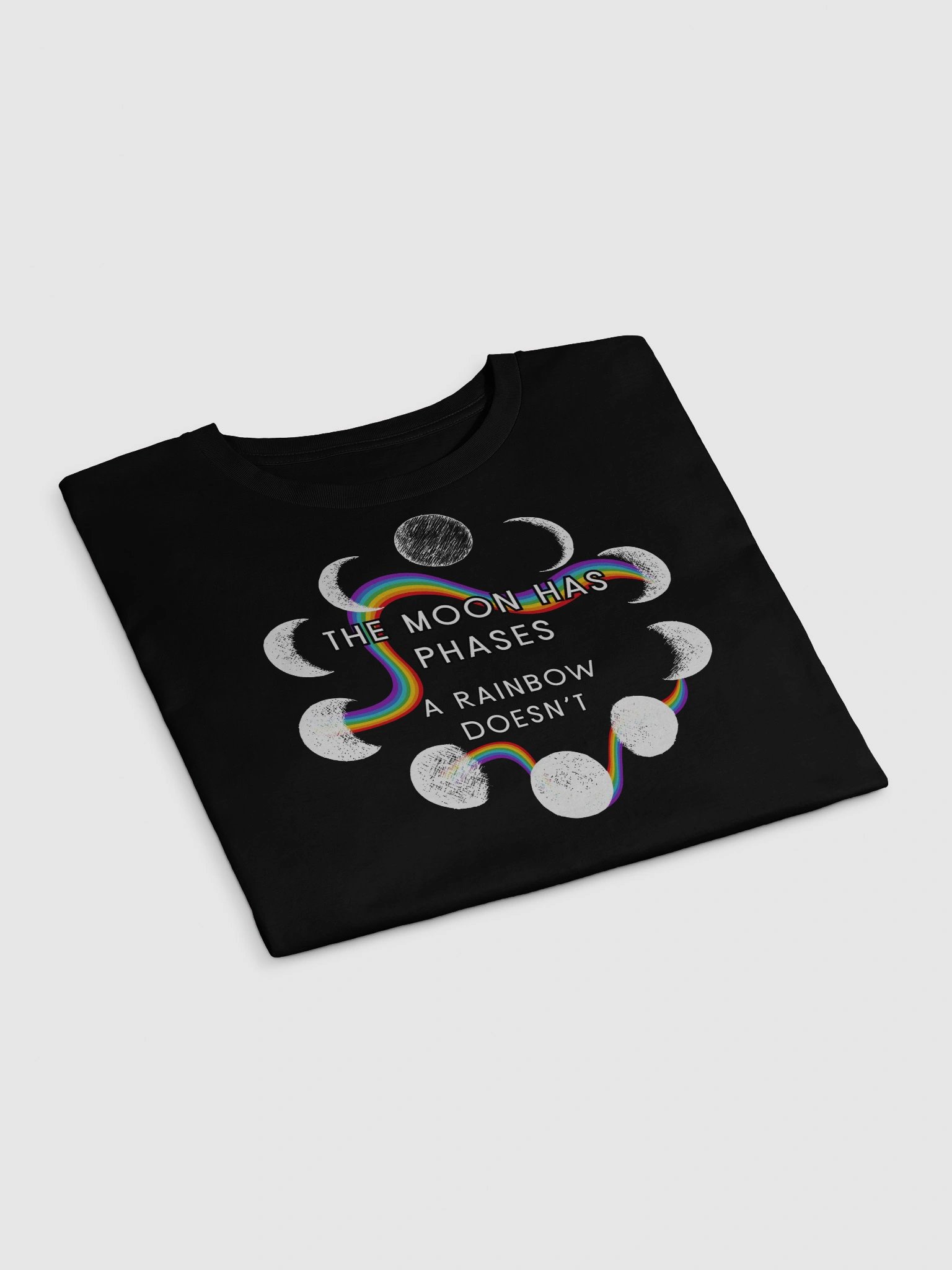 Rainbow Moon Phases Crop Top product image (3)