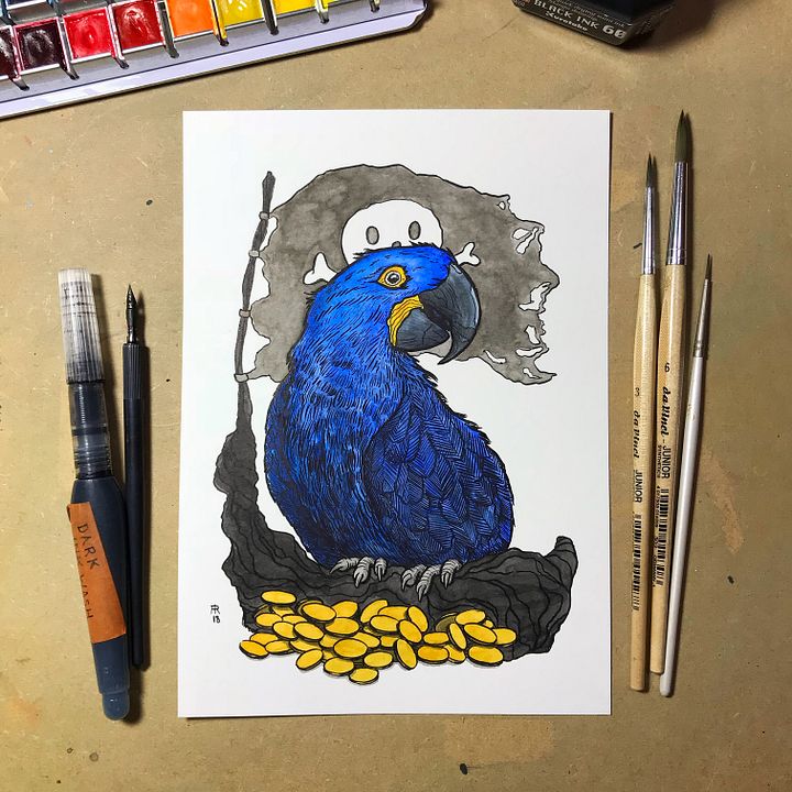 original painting : pirate product image (2)