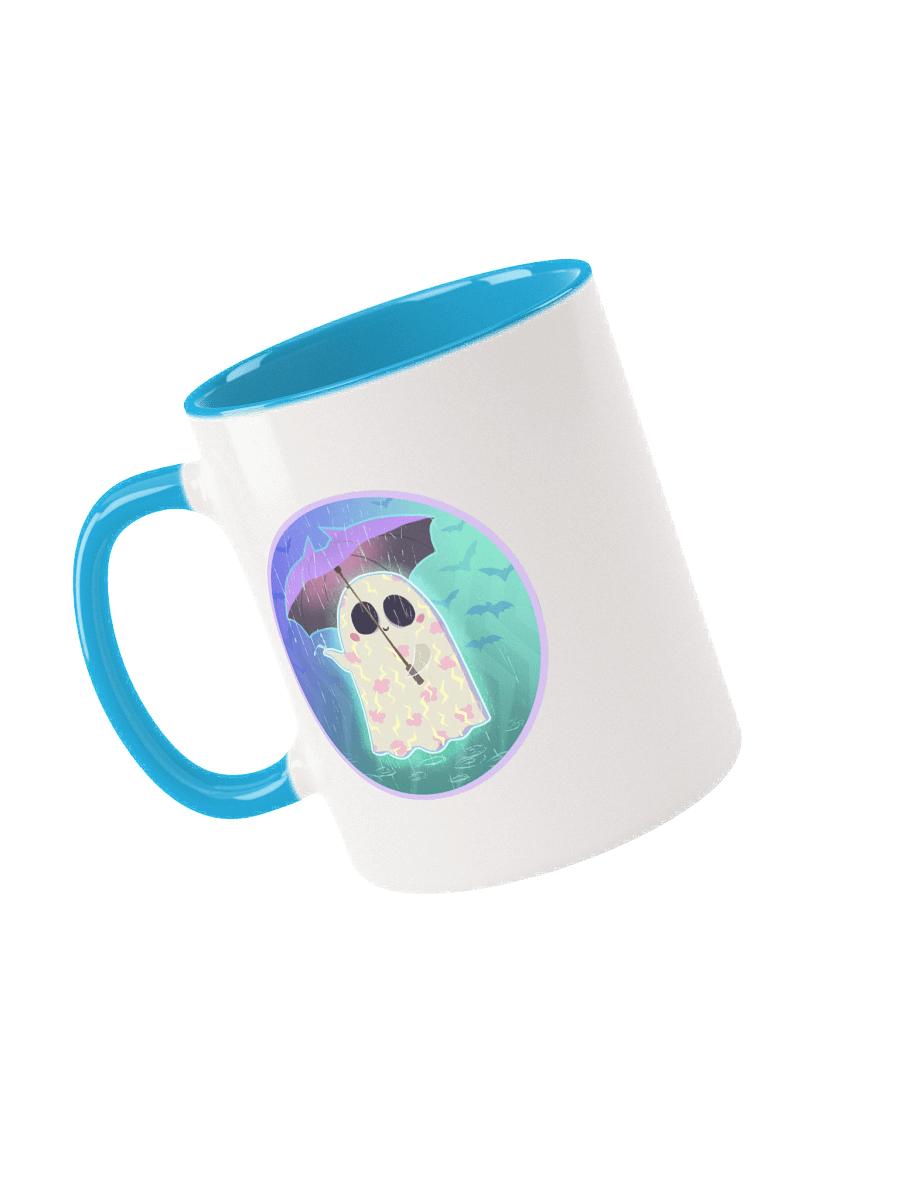 Pastel Little Ghost in the Rain - Ceramic Mug product image (3)