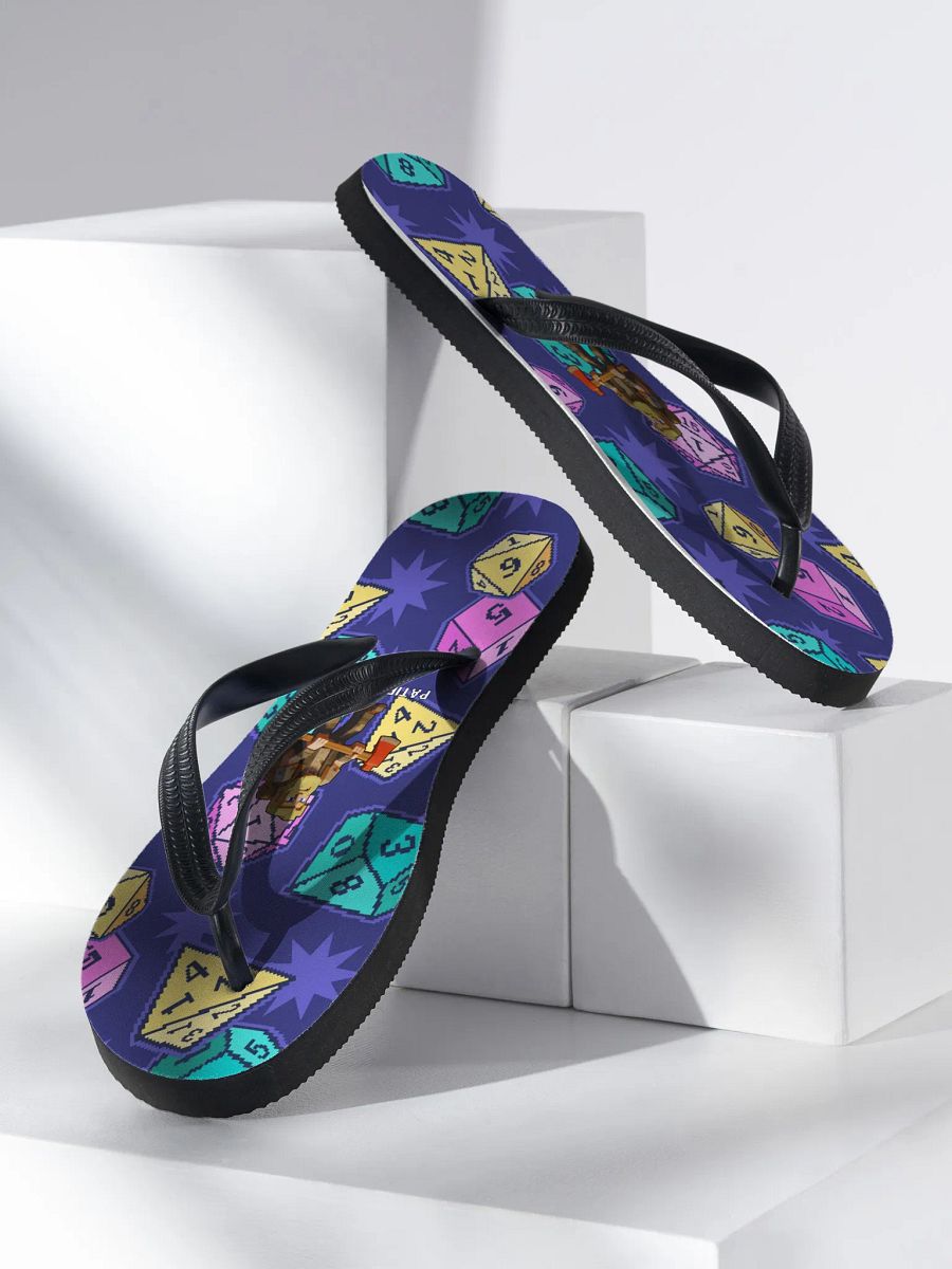 Patient PixelZ P Logo Flip-Flops (D20 Pixel Pop) product image (2)