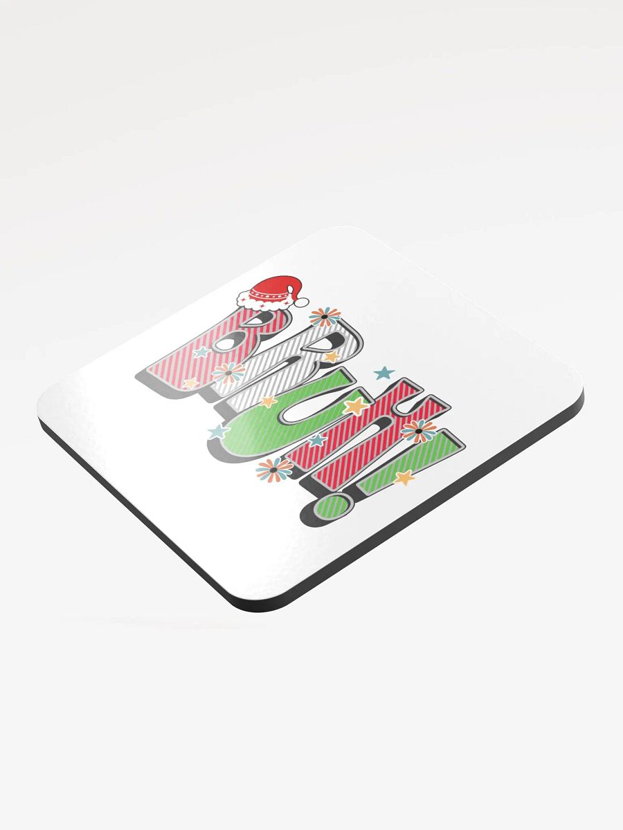Bruh! Christmas Festive Santa Hat Coaster product image (3)