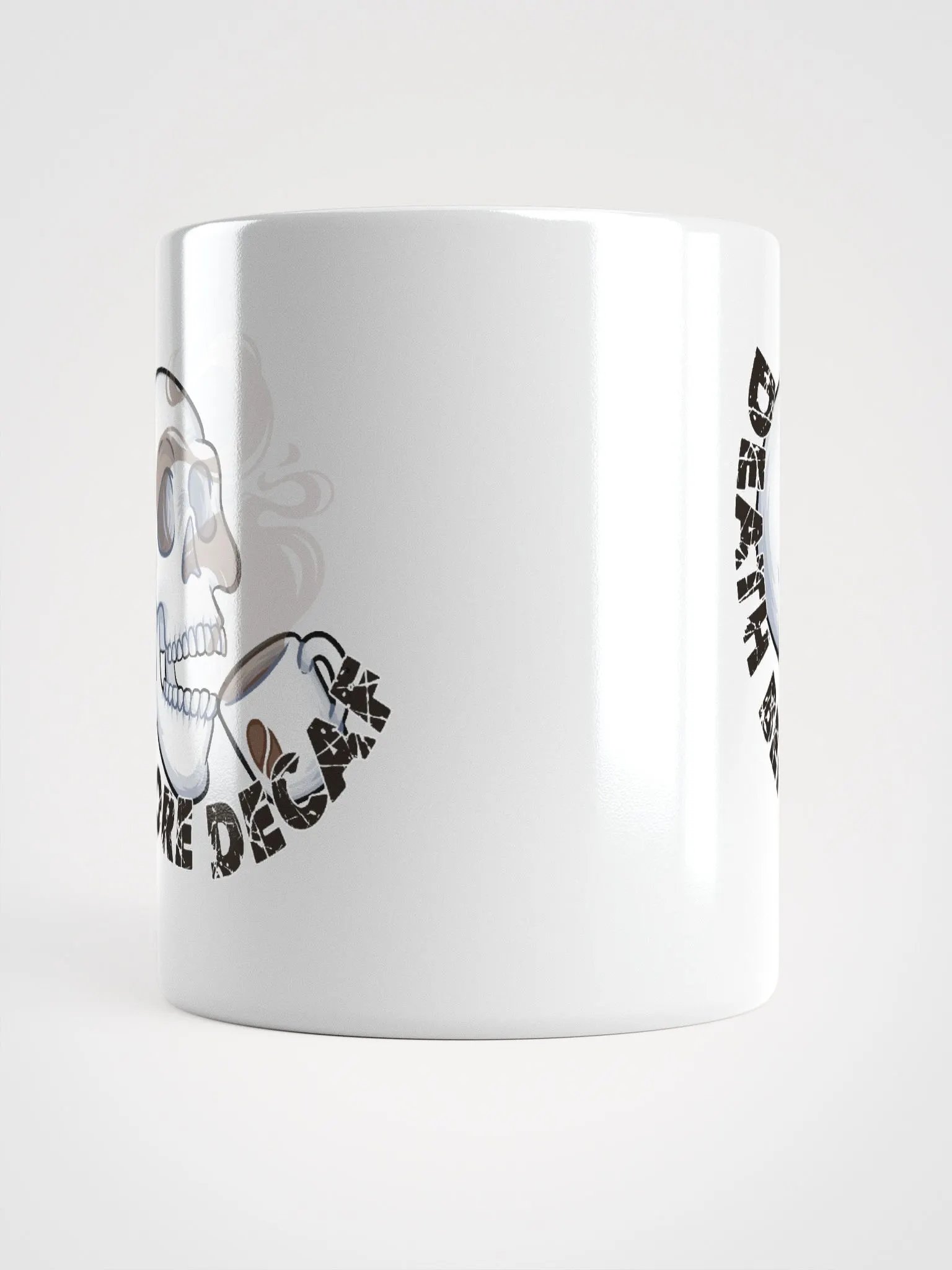 Death Before Decaf White Coffee Mug product image (5)