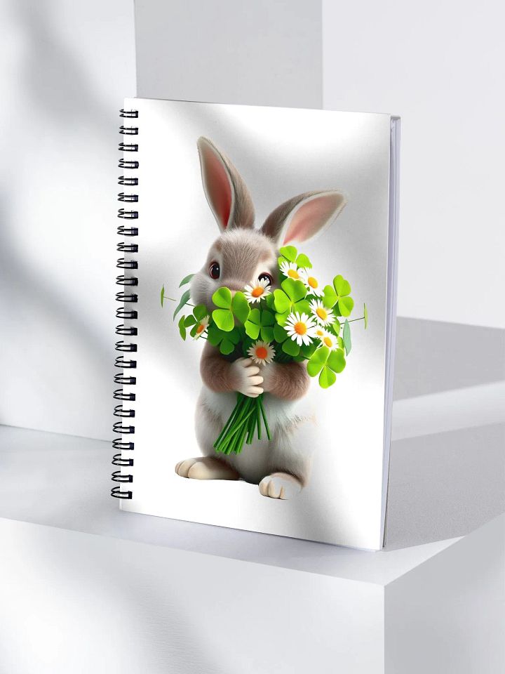 Little Lucky Bunny Spiral Notebook product image (2)