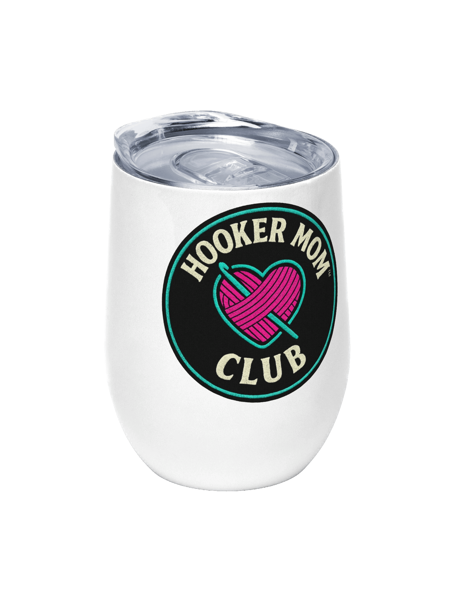 Hooker Mom™ Club Wine Tumbler – Sip. Stitch. Survive. product image (3)