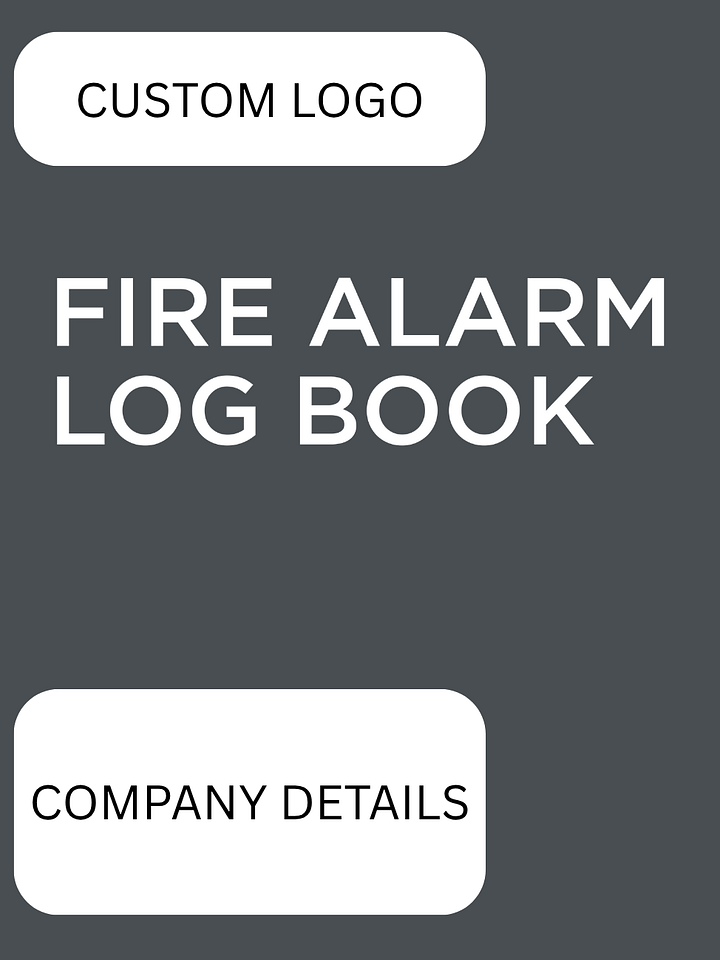 Fire Alarm Log Book product image (2)