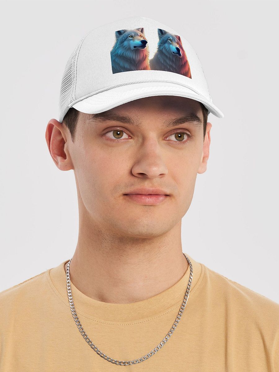 Strength & Spirit: Valucap VC700 Trucker Hat Features Wolf & Bear product image (37)