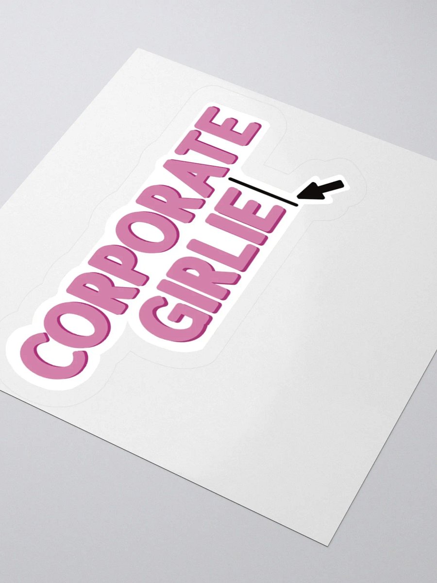 Corporate Girlie Kiss Cut Sticker product image (7)