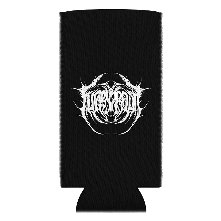 Metal Logo Koozie - White Print product image (2)