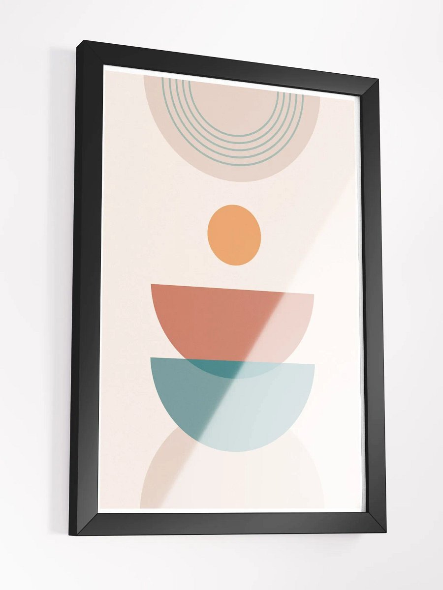 Geometric Harmony Framed Art Print product image (13)